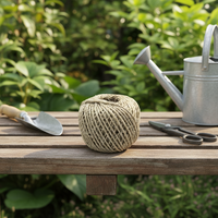 Ficelle en jute naturelle multi-usages, corde en chanvre robuste pour le jardinage, l'artisanat, l'emballage de cadeaux