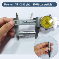  Connecteur médical compatible série B 1B 4 broches blindé, auto-bloquant push-pull