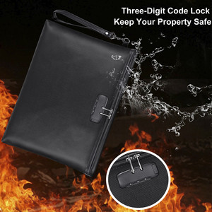 Bolsa de documentos ignífuga resistente al agua, bolsa de dinero para documentos a prueba de fuego, pasaporte, dinero, crédito, bolsas de seguridad de viaje - Product Image 2