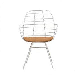 Farmhouse Hotel Decorative Iron Rocking Chair Modern Unique Outdoor Furniture Coffee Shop Cafe Accent Chair <b>Garden</b> - Product Image 1