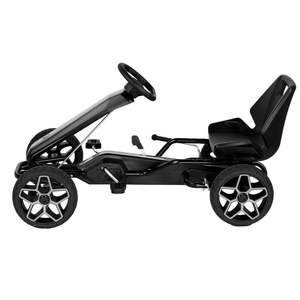 KETTLER KETTCAR EVOLUTION Black Kids Going Kart for 5-12 Year Olds Max 50kg Brake Clutch Gear Freewheel <b>Puncture</b>-<b>Proof</b> <b>Tires</b> - Product Image 4