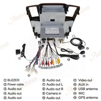 Lecteur multimédia Android pour voiture avec écran Tesla, navigation GPS pour Toyota Harrier 2003-2011, autoradio stéréo multimédia
