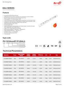 150W DALI-2 Push Dimmable Flicker Free 0-100% <b>LED</b> <b>Light</b> Power Supply 200-240V AC-DC 12V 24V IP20 <b>Smart</b> <b>LED</b> <b>Strip</b> Driver Single - Product Image 6
