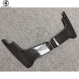 Diffuseur arrière en fibre de carbone humide style V pour GTR R35 2017-2020, finition brillante, tissage sergé noir, 6 pièces - Product Image 5