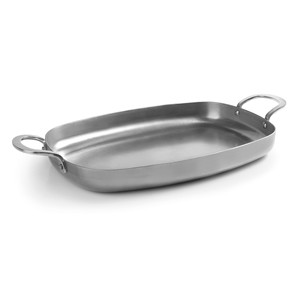 Piastra grill con superficie di cottura liscia in ferro per uso interno ed esterno - Product Image 1