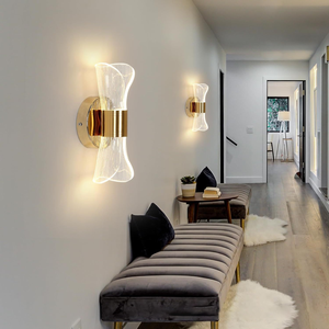 Lampada da comodino interna moderna di alta qualità lussuosa decorazione d'interni illuminazione soggiorno moderna lampada da <span class=keywords><strong>parete</strong></span> in acrilico - Product Image 3