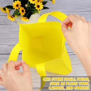 Sacs de transport en TNT non tissé personnalisés, imprimés pour les anniversaires, les mariages, les fêtes, les cadeaux de bonbons, colorés, écologiques et réutilisables - Product Image 5