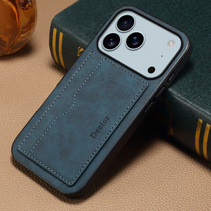 Funda para Teléfono con Ranuras para Tarjetas, Soporte y Marco para Fotos, en Cuero Sintético, para <span class=keywords><strong>iPhone</strong></span> 17 <span class=keywords><strong>Pro</strong></span> <span class=keywords><strong>Max</strong></span>, 16 Plus, 15, 14, 13, 12 - Product Image 1
