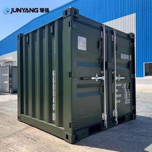 ตู้คอนเทนเนอร์เก็บของขนาดเล็กใหม่เอี่ยม ผลิตจากเหล็กคอร์เทน ขนาด 6 ฟุต 8 ฟุต 10 ฟุต พร้อมใบรับรอง CSC ความจุ 5 คิวบิกเมตร พื้นไม้ ขาย - Product Image 1