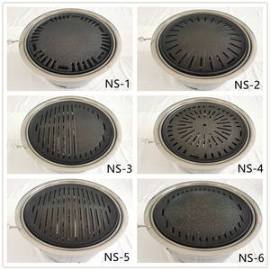 热销韩国烧烤不粘煎锅电动烤盘烤盘 - Product Image 4