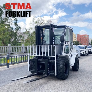Stma 2.5 tấn 3.5 tấn 3 tấn 8000 LB Bốn bánh xe nâng ngã ba nâng tất cả các địa hình xe nâng để bán - Product Image 3