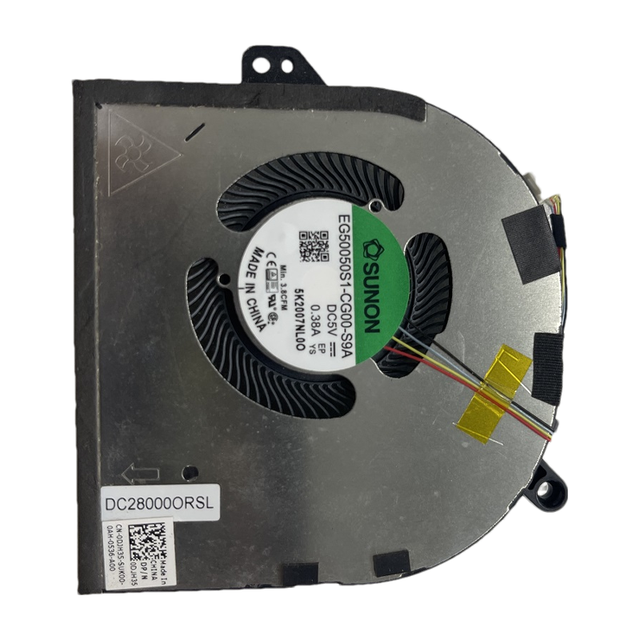CPU+GPU Cooling Fan for DELL XPS 15 9500 Dell Precision 5550 0DJH35 009RK6
