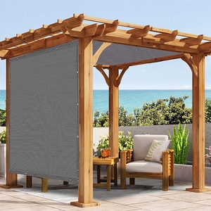 Tùy chỉnh 150 ~ 260gsm dày HDPE dù để che nắng lưới nhà vườn gazebo pergolas tán Màn hình thẳng đứng - Product Image 3