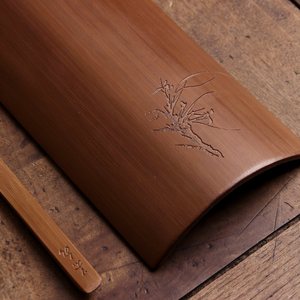 Bamboo <b>tea</b> <b>set</b> accessories, <b>tea</b> spoons, <b>tea</b> caddies, <b>tea</b> needles, tongs, spatulas, Kung Fu <b>tea</b> ceremony six-piece <b>set</b> for home - Product Image 3