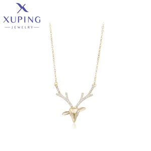 Collana-01778 xuping dolphin collana gioielli collana con ciondolo moda placcato oro 14k - Product Image 1
