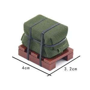PUBG Drop Box Supply Package Military Sentry Army Building Blocks PUBG MOC Bricks Accessories