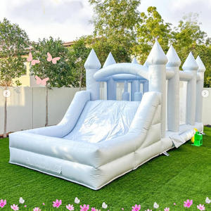 All'aperto coperto commerciale gonfiabile ad ostacoli per i bambini di rimbalzo della casa del percorso a ostacoli castello gonfiabile con lo scivolo e la fossa della palla - Product Image 3