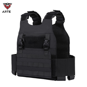 Gilet tactique léger camouflage jungle, respirant, à libération rapide, pour la chasse et l'entraînement en extérieur, porte-plaques - Product Image 1