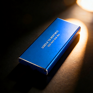 กล่องใส่ <span class=keywords><strong>SSD</strong></span> แบบ USB3.0 เป็น NGFF(M.2) ทำจากอะลูมิเนียม พร้อมสวิตช์ M2 ขนาด 1.8 นิ้ว สีฟ้า รับประกัน 1 ปี สำหรับ <span class=keywords><strong>Windows</strong></span> และ Mac OS - Product Image 2