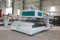 Máquina CNC de Cinco Ejes con Cambio Automático de Herramienta para Producción de Muebles, Corte de Placas y Perforación de Filas de Cuchillas, Modelo 2130