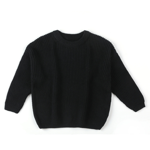 Suéteres de punto para bebés y niñas, jersey liso de otoño e invierno, sin cantidad mínima, venta al por mayor - Product Image 4