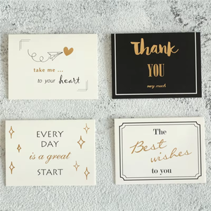 Tarjetas de Agradecimiento con Logotipo Personalizado, Notas a Granel, Diseños en Blanco para Escribir a Mano, Cuidado de Joyas, Sobres de Papel Kraft Marrón - Product Image 2