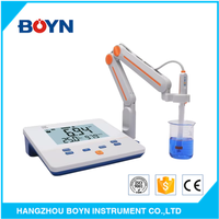 PH200E Utilisation en laboratoire Haute précision étanche multi-lecture 1-3 points d'étalonnage Affichage LCD numérique pH-mètre paillasse Testeur d'eau