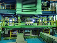Ligne de production de galvanisation à chaud semi-automatique continue avec des machines de pliage