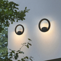 Luminaires d'intérieur pour décoration de la maison, salon chambre à coucher, appliques murales d'escalier, appliques d'intérieur circulaires carrées modernes à LED