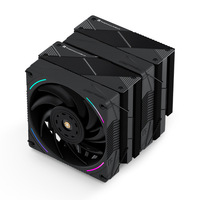 Radiateur double tour TR-PS120 avec ventilateurs inversés, roulement fluide, LED RGB, fonctionnement silencieux 16dBA pour boîtier d'ordinateur