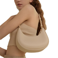 Grosir Tas Tangan Wanita Vintage 2026, Model Chic dengan Ritsleting dan Hiasan Rantai, Gaya Bohemian Ganda untuk Musim Panas, Dingin, dan Gugur