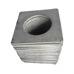 China Spun Pile Joint Phc End Plate Carbon Steel Q235B PC Pile End Plates Square Pile End Plate