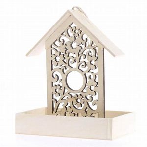 A buon mercato in legno naturale antico uccello mangiatoia kit appesi legno uccello alimentatore per uccelli in legno - Product Image 2