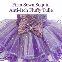 Costume de danse jazz rouge pour filles, robe tutu à paillettes en forme de cœur pour enfants, jupe en tulle superposée scintillante pour Noël et les spectacles sur scène