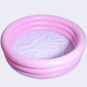PVC gonfiabile di plastica Hamburger giocattolo del bambino 3 anello piscina per l'intrattenimento dei bambini