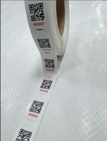 Etiqueta de Código de Barras Personalizada para Exteriores 3M 2008-10, Etiqueta de PVC Resistente al Agua con Impresión Continua, Rollo de Etiquetas Adhesivas con Código QR