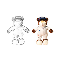 Peluche douce animaux en peluche personnalisée porte-clés OEM ODM peluches personnalisées poupée
