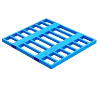 Palette en acier robuste sur mesure fabriquée en Chine avec protection contre la corrosion et revêtement en poudre