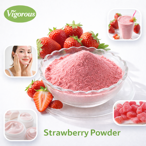 Échantillons Gratuits, Bonne Qualité en Stock, Poudre de Fraise <span class=keywords><strong>Fragaria</strong></span> Ananassa Populaire - Product Image 1