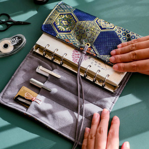 Carpeta de tela de lino y algodón de alta calidad, cuadernos de estilo chino nacional, anillo de escritura, diario, regalos planificadores - Product Image 4