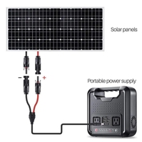 Adaptateur solaire 30A vers prise 5521DC Câble solaire 16AWG