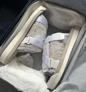 Hot Sale Outdoor Designer Brand Men's Comfortable Luxury Slippers Classic Printed Fabric Breathable Casual slippers for Men - Product Image 3