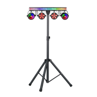 Nueva Lámpara + Bola Mágica + Luz de Efecto con Soporte de Tira Larga, RGB, DMX512, Adecuada para Bodas, DJ y Discotecas, Luces LED para Escenarios
