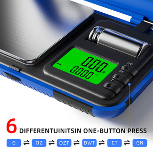 लोकप्रिय उच्च सटीक 50 ग्राम 0.001 ग्राम वजन संतुलन छोटा पोर्टेबल ग्राम मिनी डिजिटल ज्वेलरी पॉकेट स्केल - Product Image 5