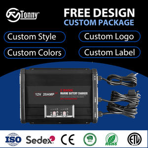 IP67 meilleure vente usine fabrication étanche 2X12V 20A humide plomb acide AGM LiFePO4 Lithium <span class=keywords><strong>Marine</strong></span> <span class=keywords><strong>chargeur</strong></span> de banque embarqué 2 BANK - Product Image 4