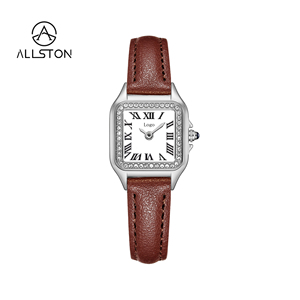 นาฬิกาข้อมือผู้หญิงแฟชั่นสปอร์ตหรูหราสไตล์วินเทจ ตัวเรือนโลหะผสม สายหนัง ดีไซน์เรียบง่าย หน้าปัดสี่เหลี่ยมเล็ก แบบอนาล็อก ราคาโรงงาน พร้อมส่งแบบดรอปชิปปิ้ง - Product Image 6