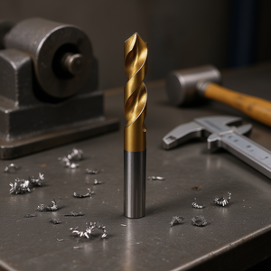 Foret hélicoïdal HSS-Co 2,38 mm, revêtement TiN, auto-centrant, pour perçage du métal - Product Image 3