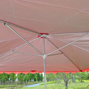 Sombrilla Cuadrada para Puesto de Calle, Resistente al Viento y al Agua, con Protección UV, 2.5x3m, Personalizable, de Acero Galvanizado, con 4 Varillas, para Mercado al Aire Libre - Product Image 2