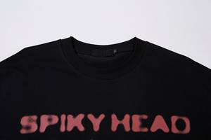 เสื้อยืดแขนสั้นผู้ชายสไตล์เรโทร แบรนด์ดัง น้ำหนัก 230 กรัม ผ้าฝ้าย 100% ระบายอากาศได้ดี ลายพิมพ์นามธรรมธีมสีเข้ม ปรับแต่งได้ สำหรับฤดูใบไม้ผลิ - Product Image 4