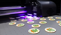 Printer UV Flatbed INKGIANT 6090, 3 Printer I3200U1, Sistem Visi CCD, Tinggi Dapat Disesuaikan 0-16 cm